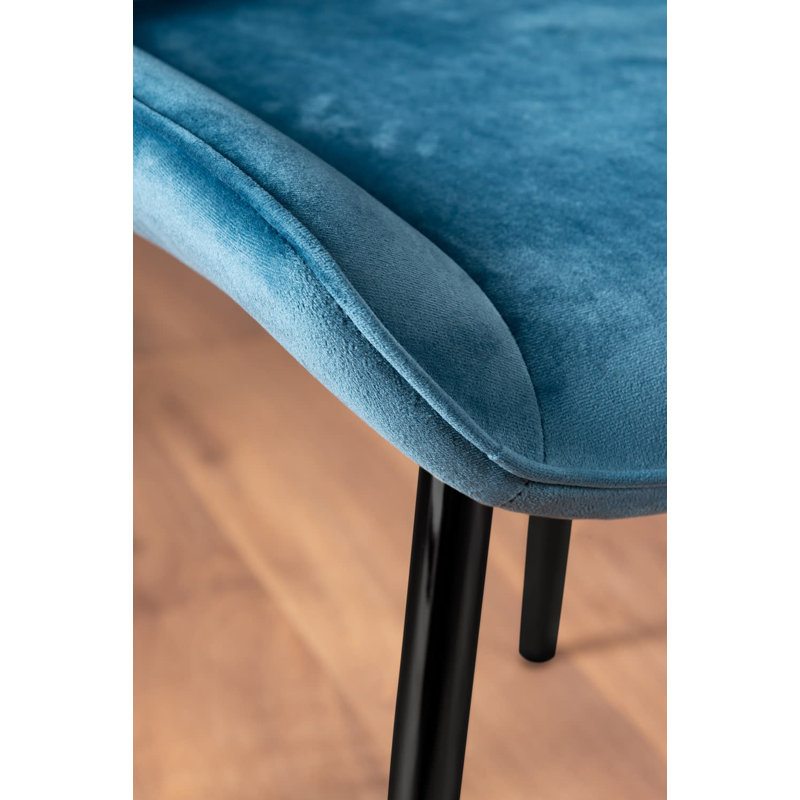 East Urban Home Eubanks High Gloss Double Pillar Dining Table Set with